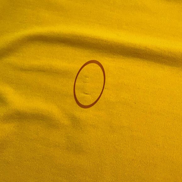 3/$20 Ashley Stewart Women's 30/32 Yellow Long Sleeved Ruched Peplum Top Blouse - Picture 8 of 10